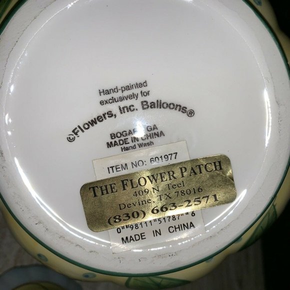 Teapot Collectibles 9" Tall  Hand Painted Magnolia - Picture 12 of 12